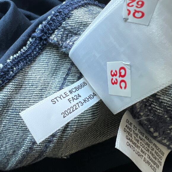 J.Crew Factory Women's Maternity Jeans Size 26 Denim Blue - Picture 9 of 12